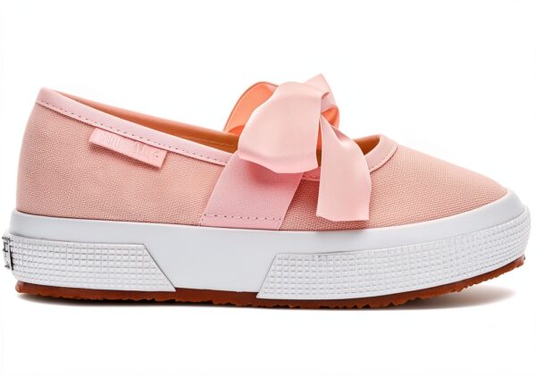 Superga 2257 COTJ Ballerine per Bambine con Chiusura sul Retro, Rosa e-1