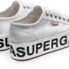 Superga Sneakers Donna Bianco Modello 2790 Platform Lettering Taglia-2