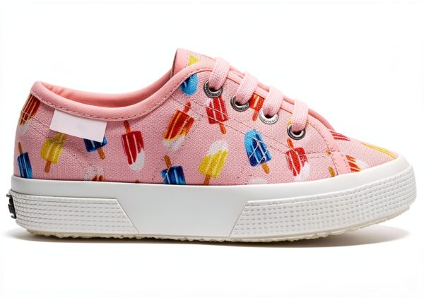 SUPERGA - Sneakers, Bambino/a, Cotone, Casual, 3750 Kids Ice Lolly Print Leggera-0