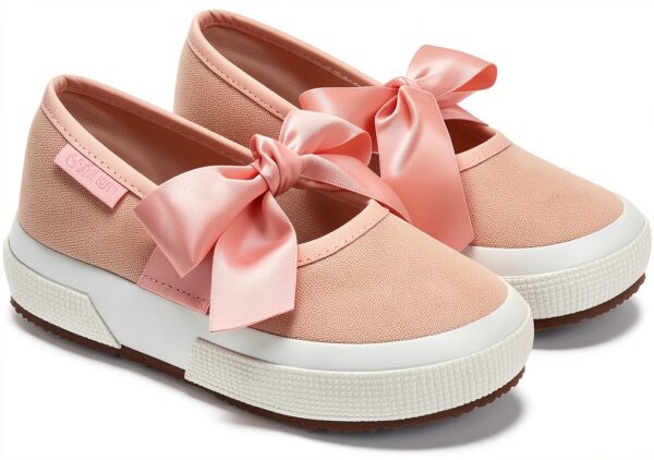 Superga 2257 COTJ Ballerine per Bambine con Chiusura sul Retro, Rosa e-2