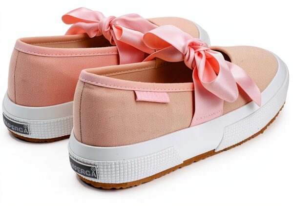 Superga 2257 COTJ Ballerine per Bambine con Chiusura sul Retro, Rosa e-3