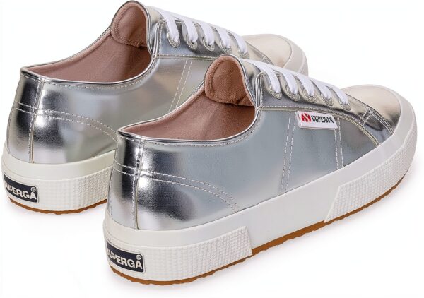 SUPERGA - Sneakers,Donna,Grigio,Sportive,Modello 2750 Mirror Synthetic Material,Numero: 37-2