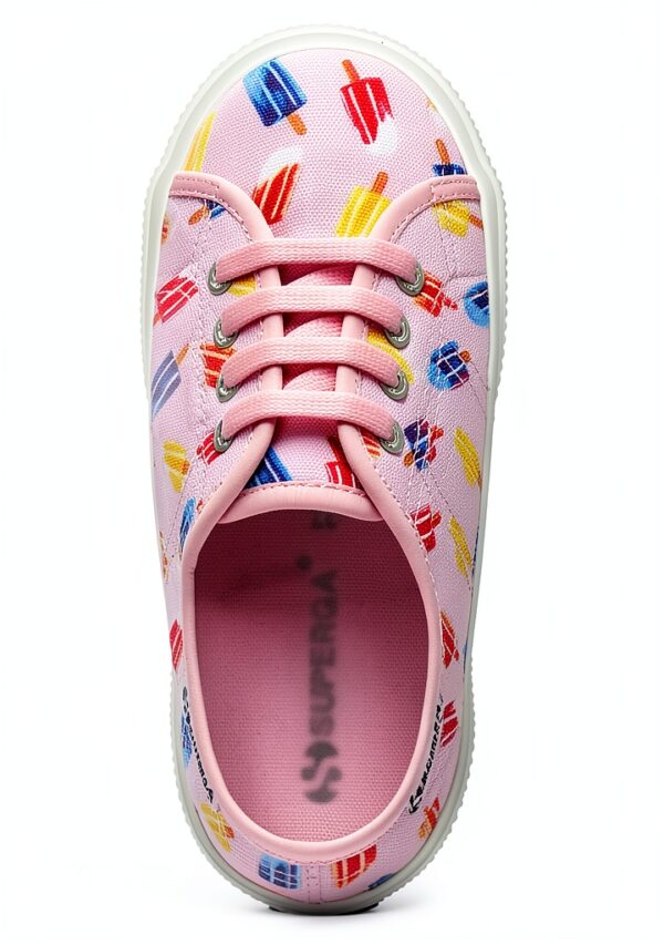 SUPERGA - Sneakers, Bambino/a, Cotone, Casual, 3750 Kids Ice Lolly Print Leggera-3
