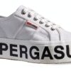 Superga Sneakers Donna Bianco Modello 2790 Platform Lettering Taglia-6