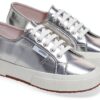 SUPERGA - Sneakers,Donna,Grigio,Sportive,Modello 2750 Mirror Synthetic Material,Numero: 37-1