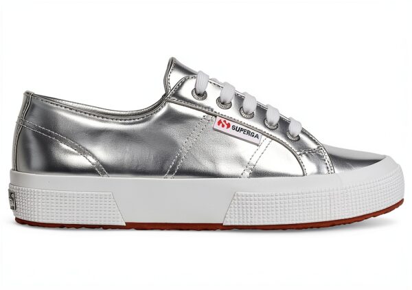 SUPERGA - Sneakers,Donna,Grigio,Sportive,Modello 2750 Mirror Synthetic Material,Numero: 37-0